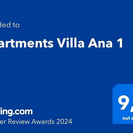 Apartments Villa Ana 1 تْسافتات المظهر الخارجي الصورة